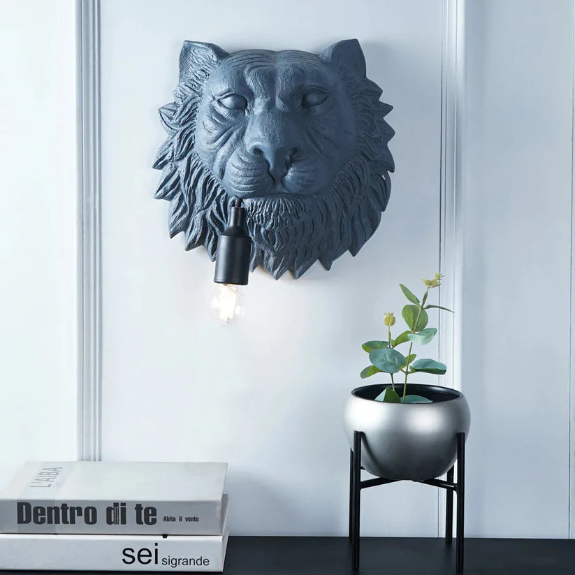 Illuminated King of the Jungle Wall Decor